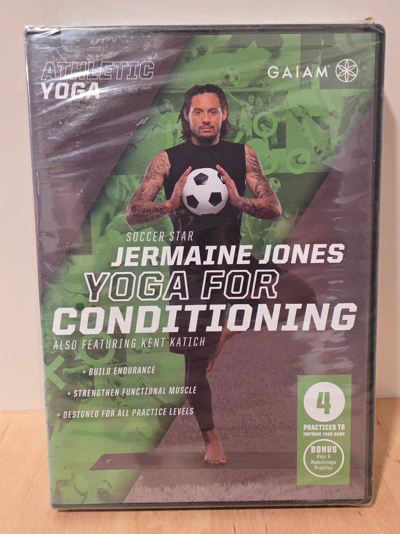 Athletic Yoga Yoga for Conditioning Jermaine Jones Gaiam DVD