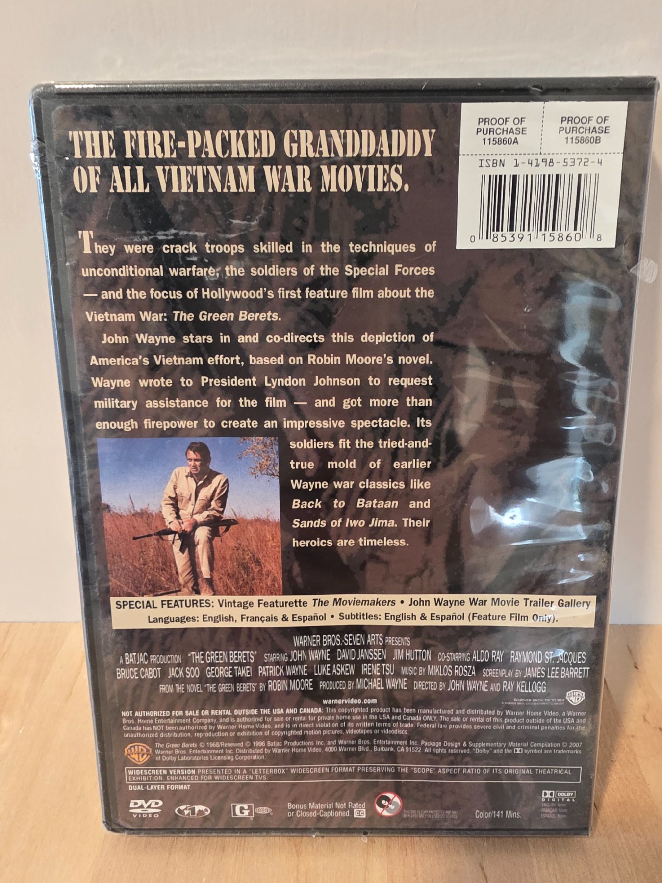 The Green Berets DVD John Wayne Collection Widescreen 2007 - Image 2