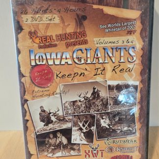 Iowa Giants Keepn' It Real Volumes 3 & 4 2-Disc Hunting DVD Set