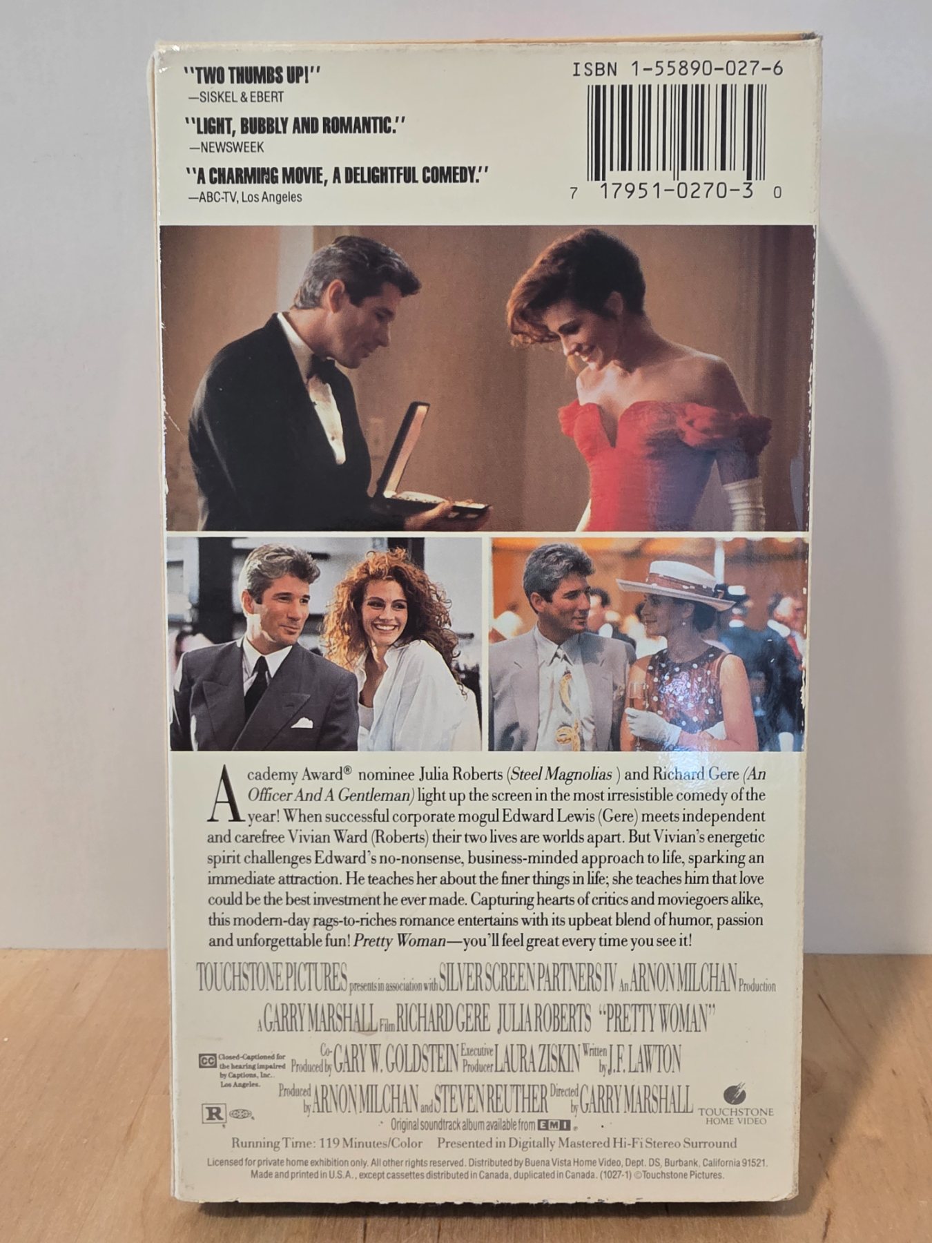 Pretty Woman VHS 1990 Julia Roberts Richard Gere Touchstone Hi-Fi - Image 2