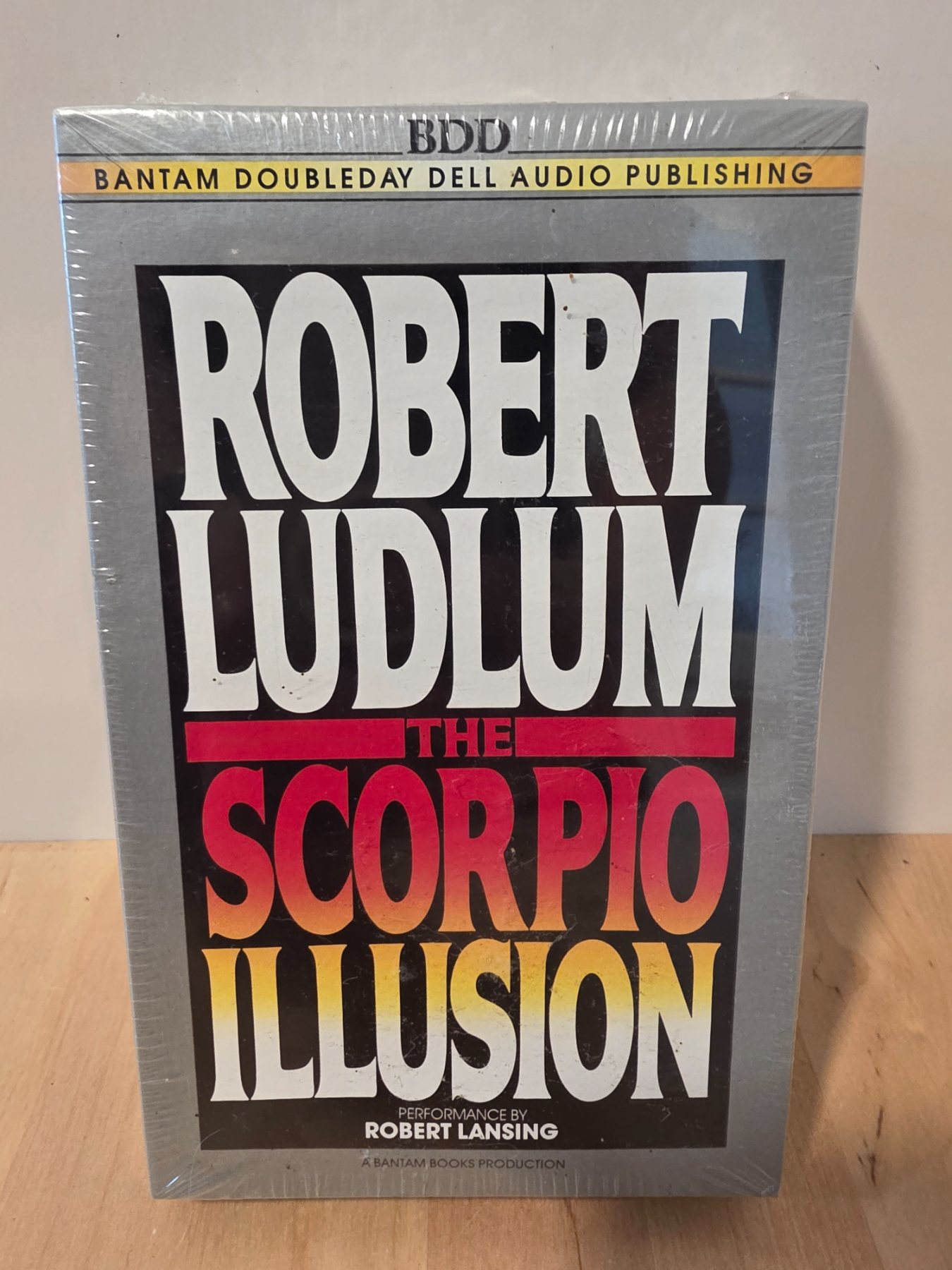 The Scorpio Illusion Robert Ludlum 4 Cassette Abridged Audiobook Robert Lansing