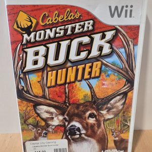 Cabela's Monster Buck Hunter Nintendo Wii Game with Case