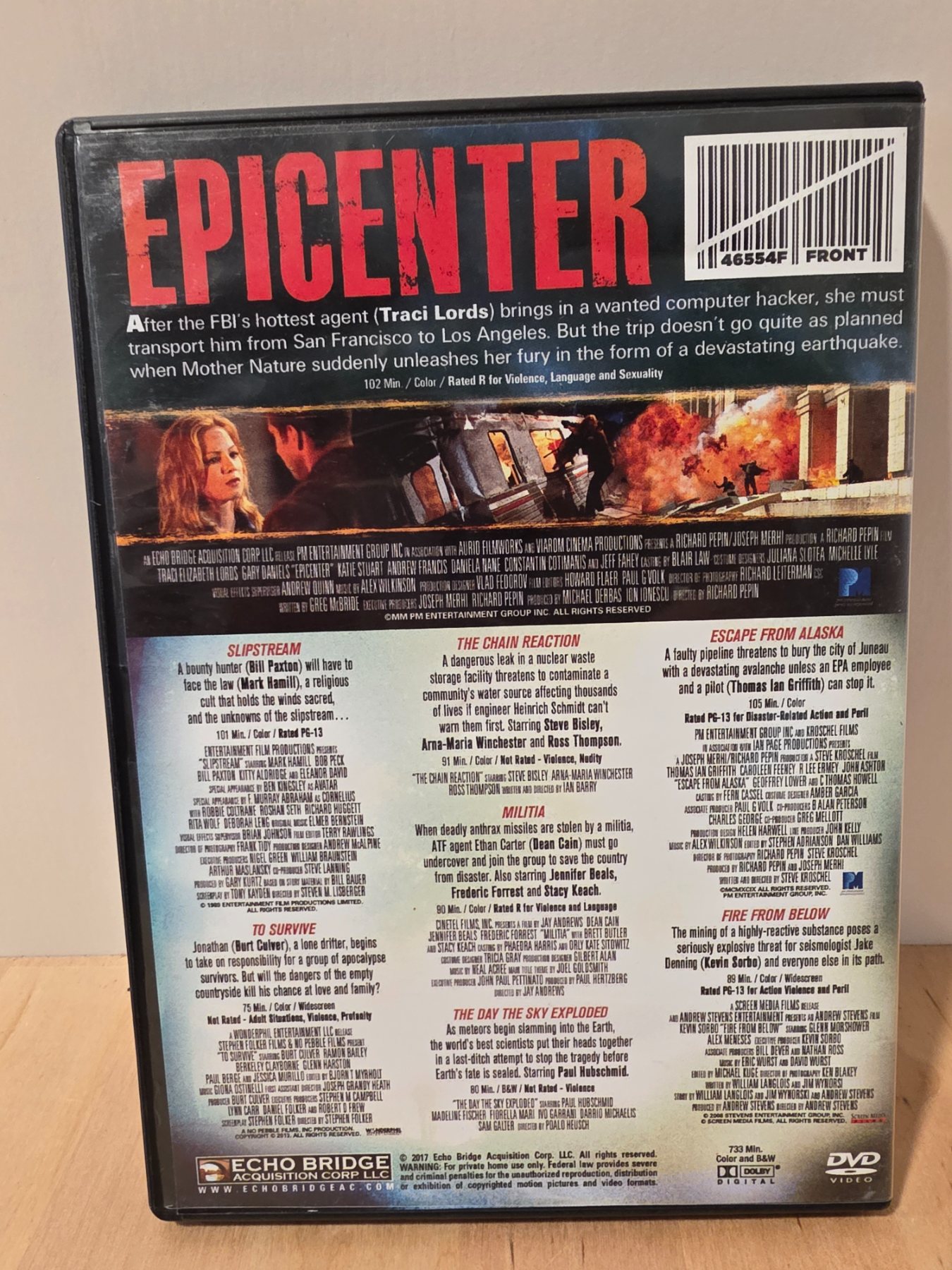Epicenter DVD 2017 8 Movie Disaster Collection Traci Lords - Image 2
