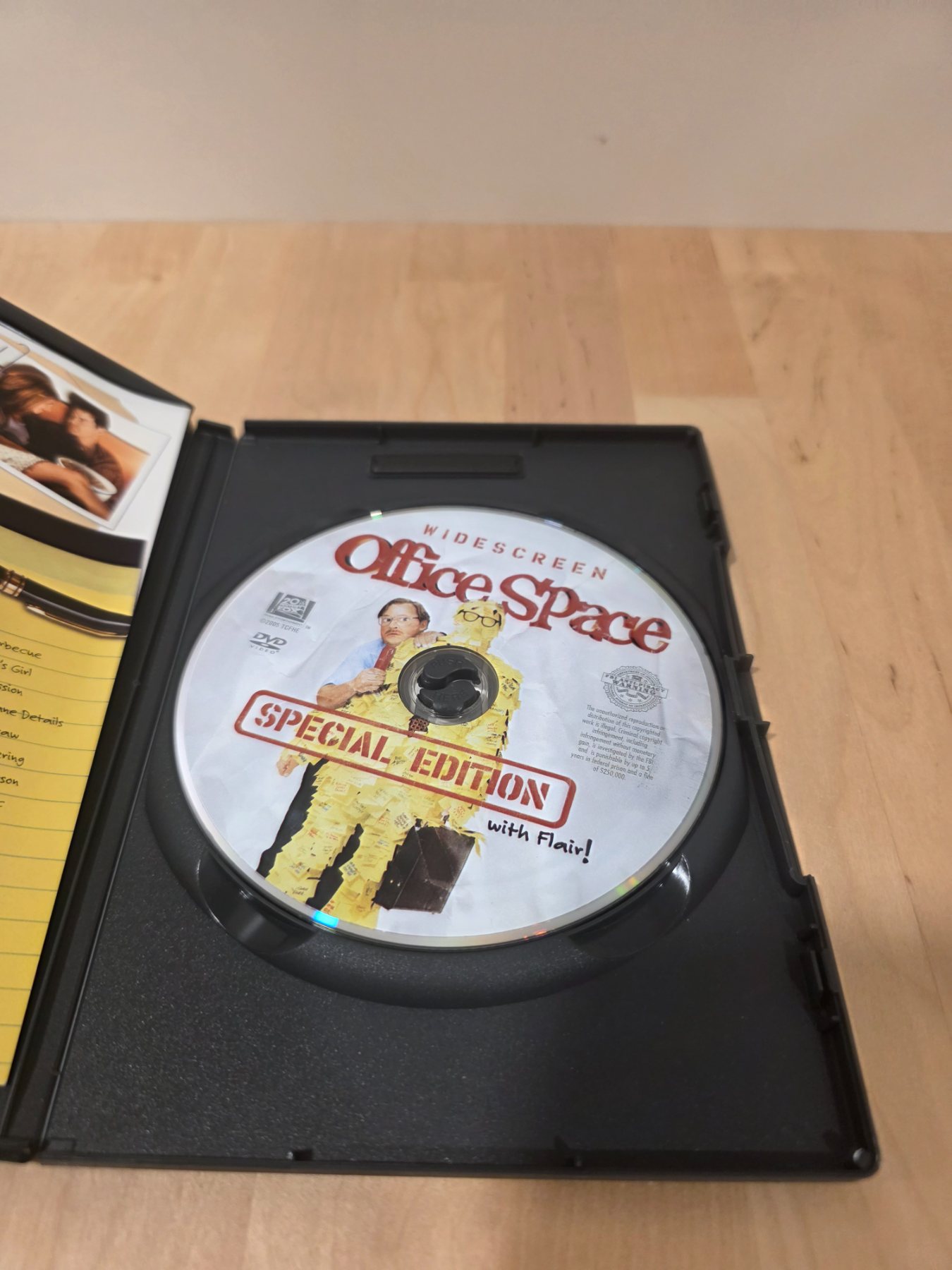 Office Space Special Edition with Flair Widescreen DVD 1999 - Image 3