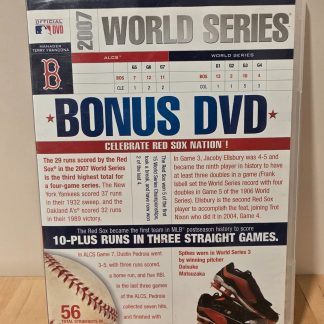 Boston Red Sox 2007 World Series Bonus DVD Collector's Edition