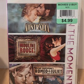 Own the Moments DVD Set Australia Moulin Rouge Romeo + Juliet 3-Disc
