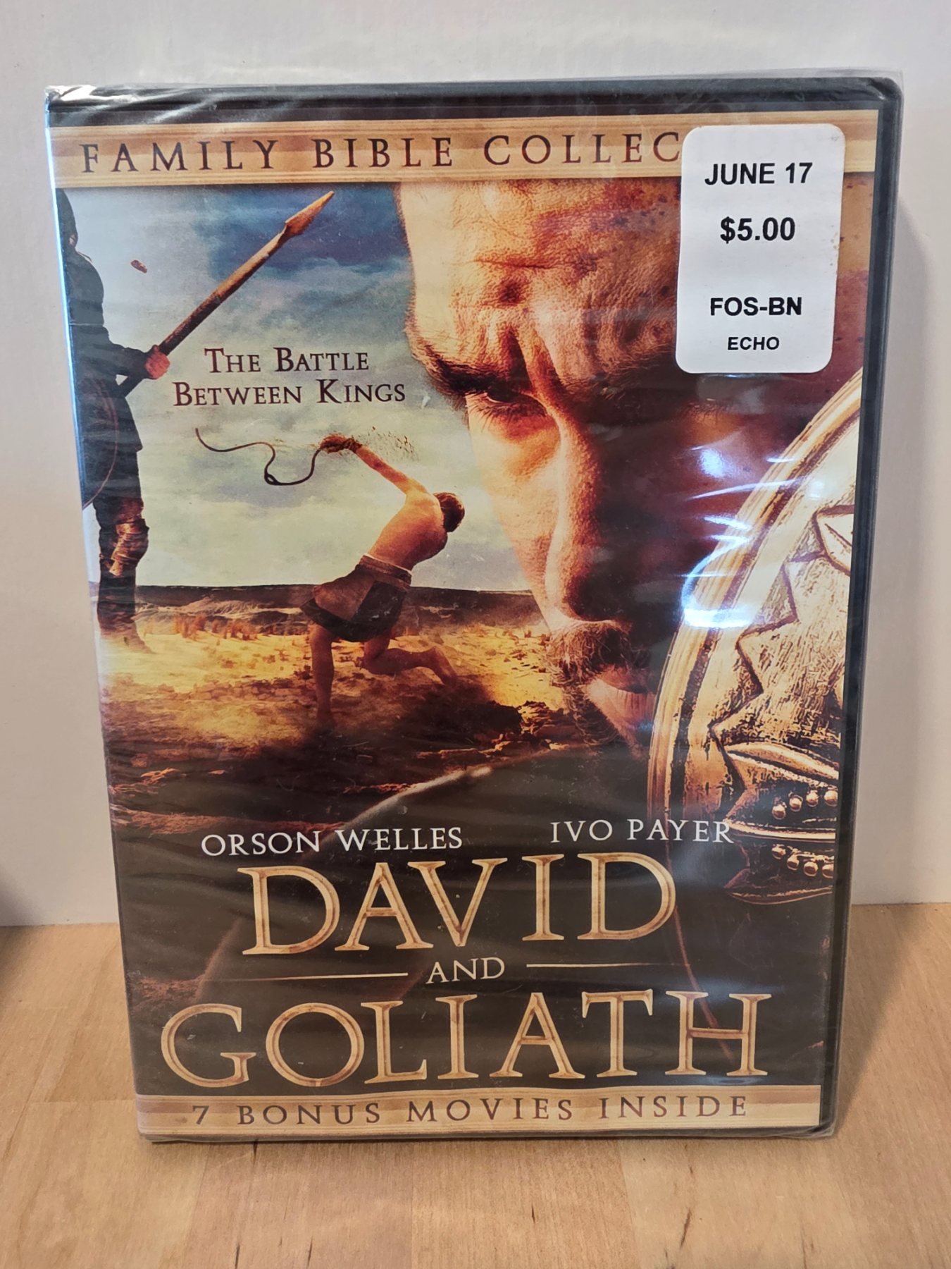 David and Goliath Family Bible Collection DVD 7 Bonus Movies Orson Welles