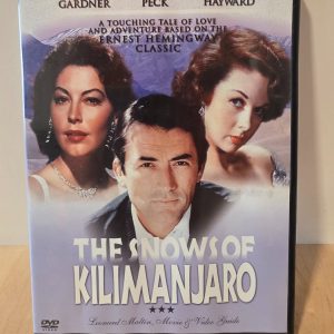The Snows of Kilimanjaro DVD 1952 Gregory Peck Ava Gardner