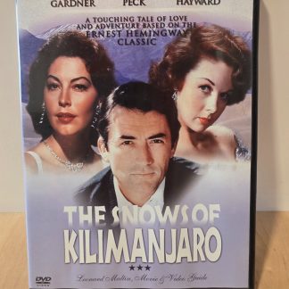The Snows of Kilimanjaro DVD 1952 Gregory Peck Ava Gardner