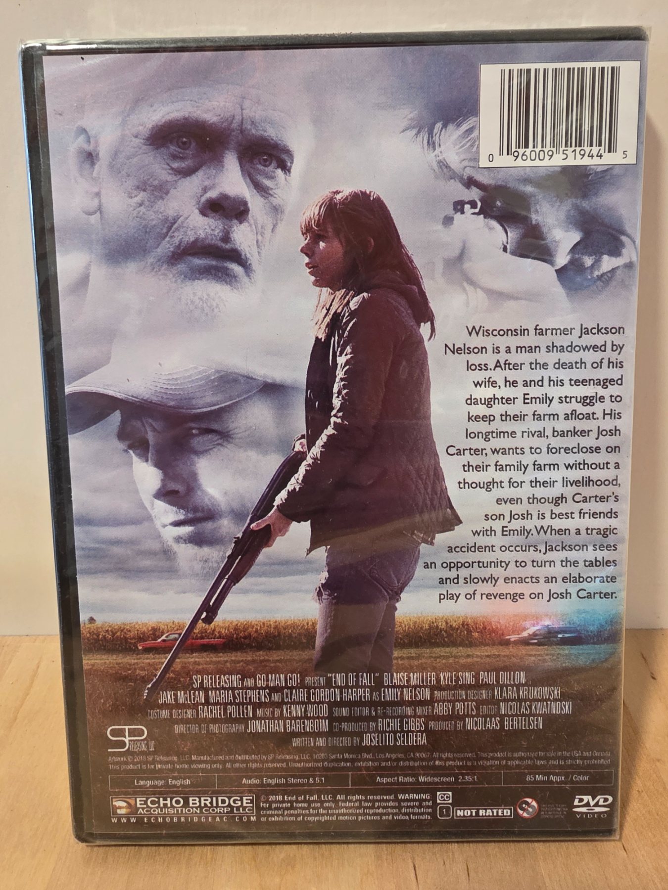 End of Fall DVD 2018 Widescreen Blaise Miller Paul Dillon - Image 2