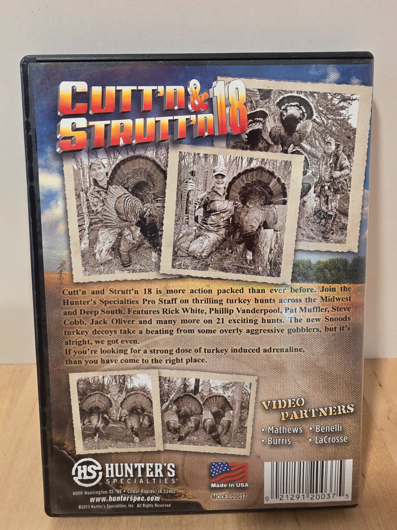 Cutt'n & Strutt'n 18 Turkey Hunting DVD 21 Hunts 32 Kills - Image 2
