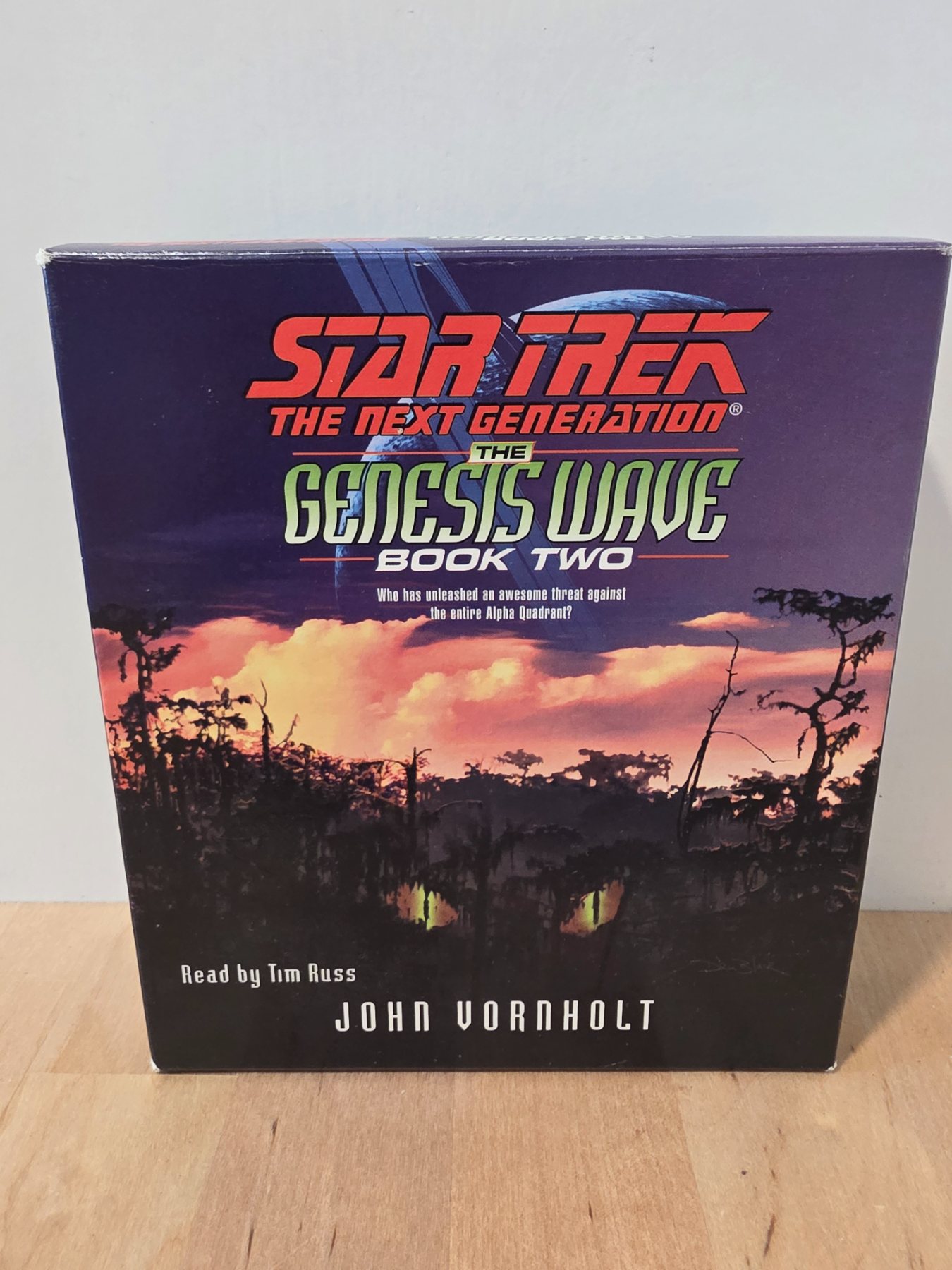 Star Trek TNG The Genesis Wave Book Two 3 CD Audiobook Tim Russ