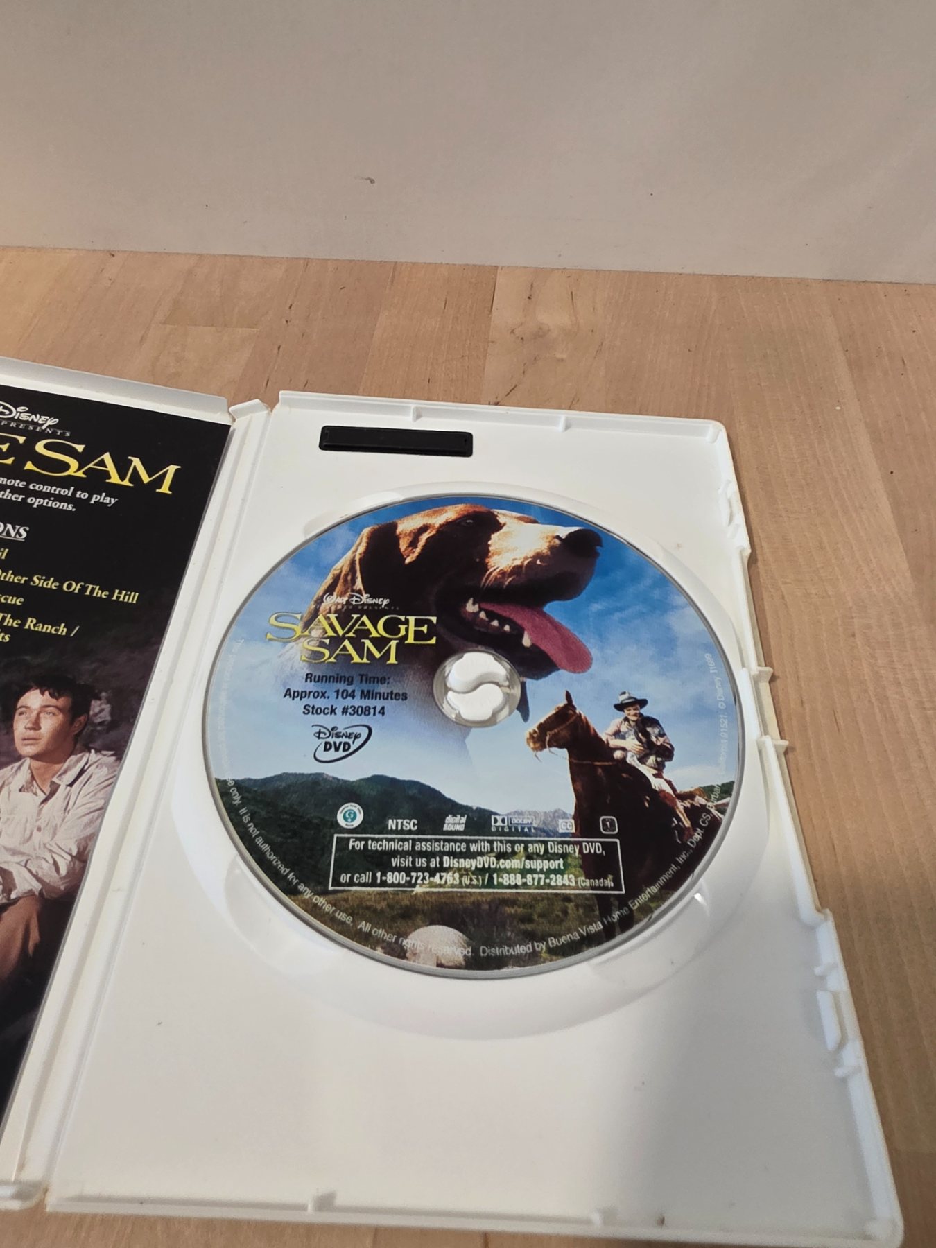 Walt Disney Savage Sam DVD Old Yeller Sequel Brian Keith Tommy Kirk - Image 3