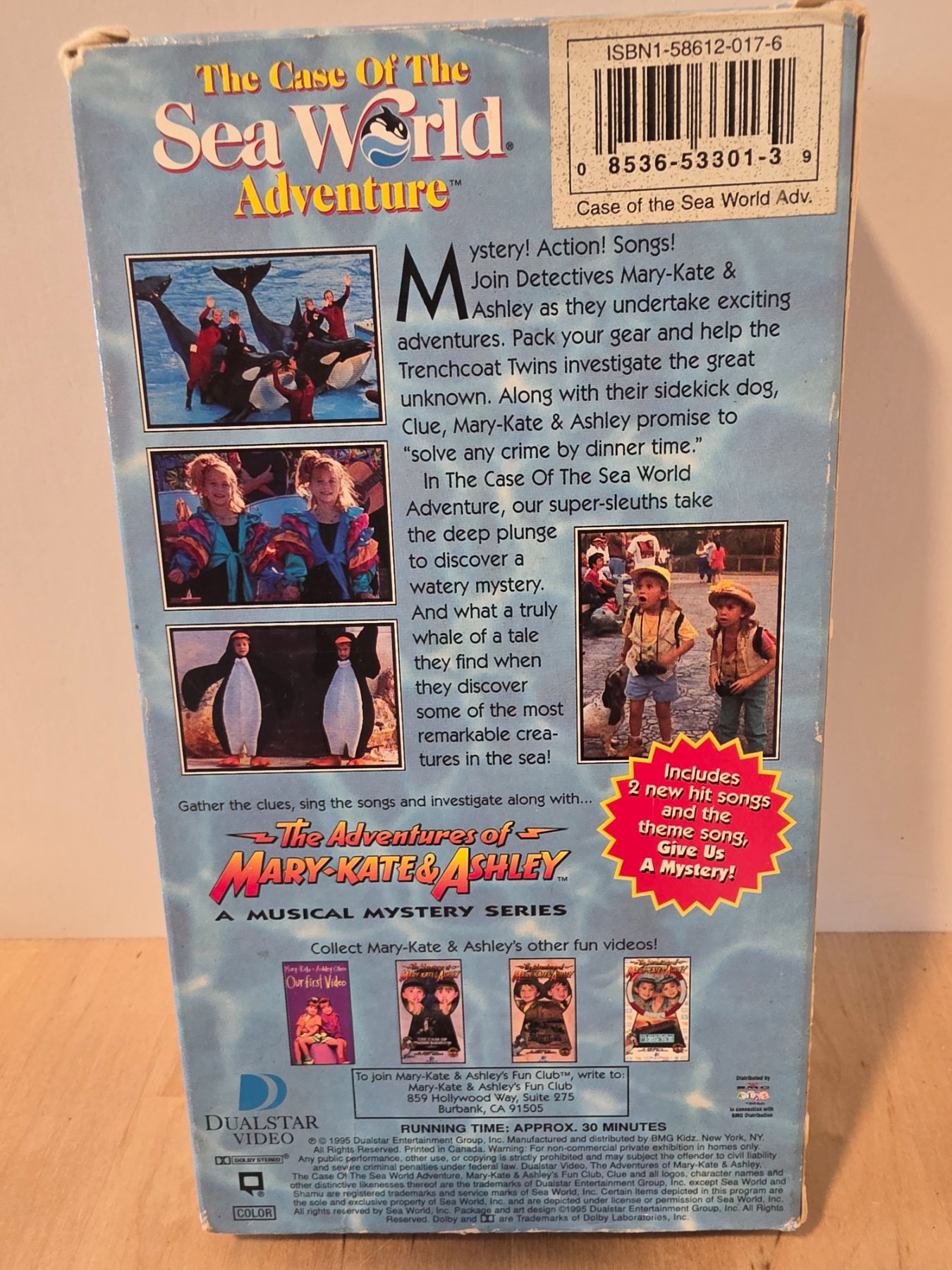 Mary-Kate & Ashley The Case of the Sea World Adventure VHS 1995 - Image 2