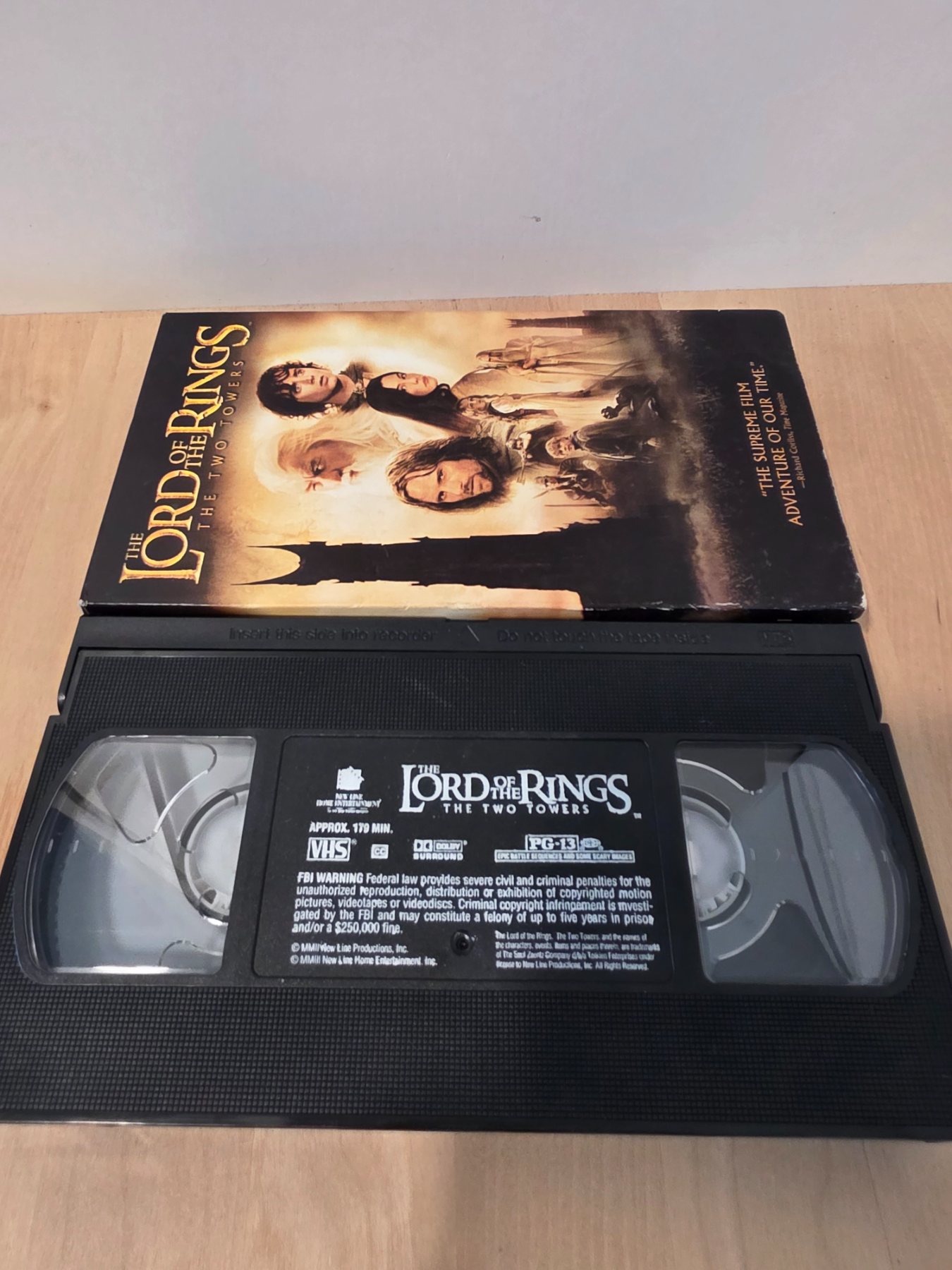 The Lord of the Rings The Two Towers VHS 2002 Fantasy Adventure - Image 3
