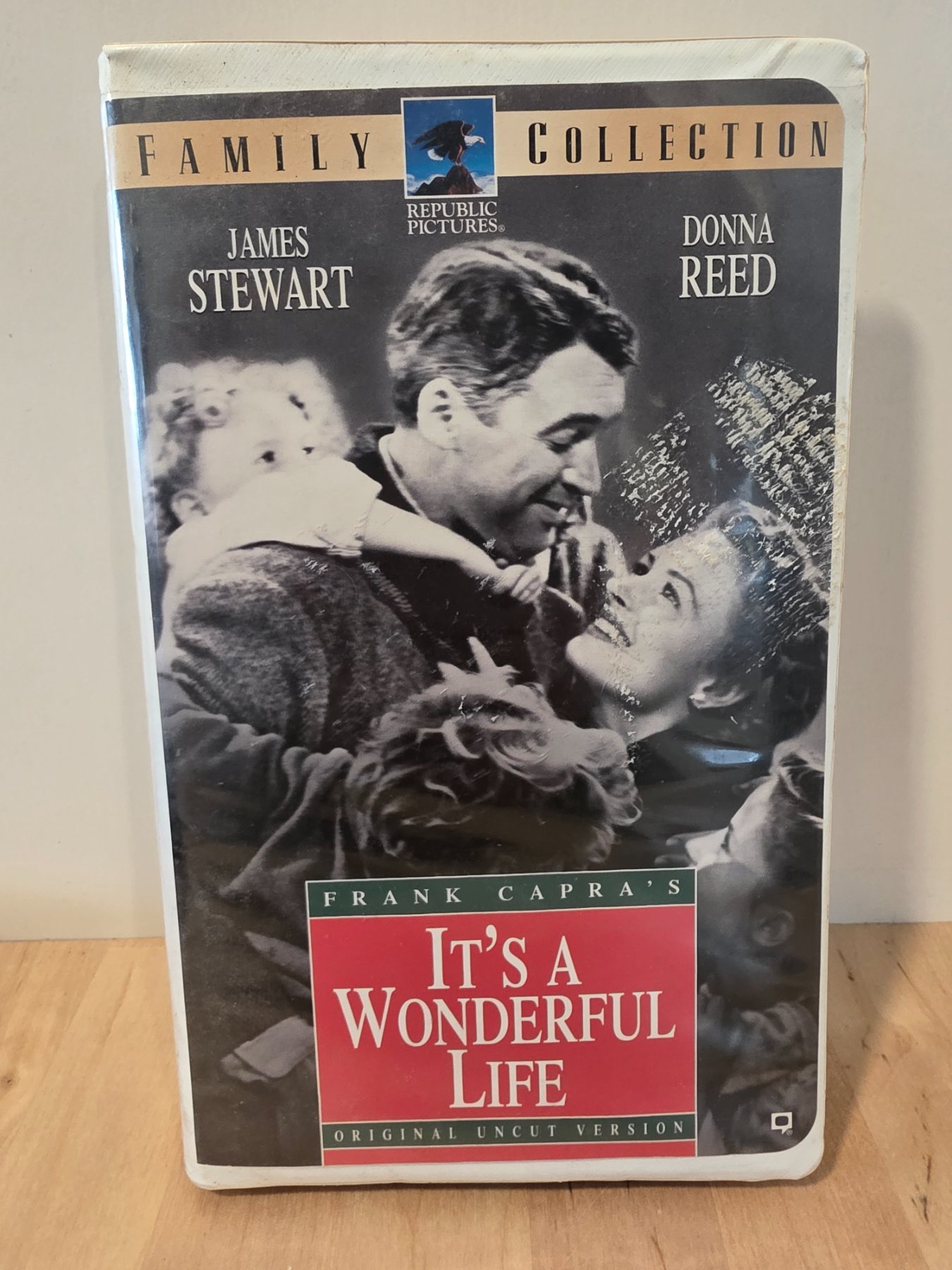 It's a Wonderful Life VHS 1993 Republic Pictures Original Uncut James Stewart