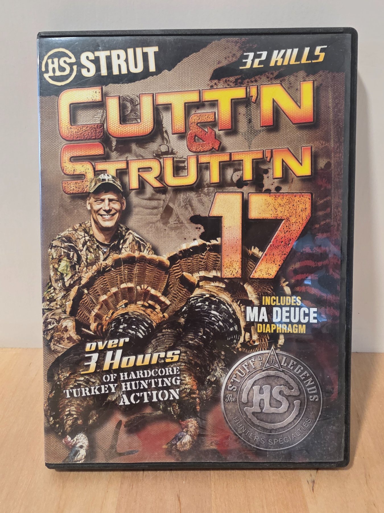 HS Strut Cutt'n & Strutt'n 17 Turkey Hunting DVD 32 Kills Ma Deuce Call