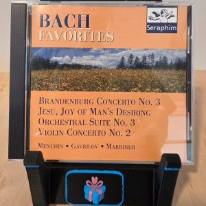 Bach Favorites CD Seraphim Menuhin Gavrilov Marriner 1997 Classical
