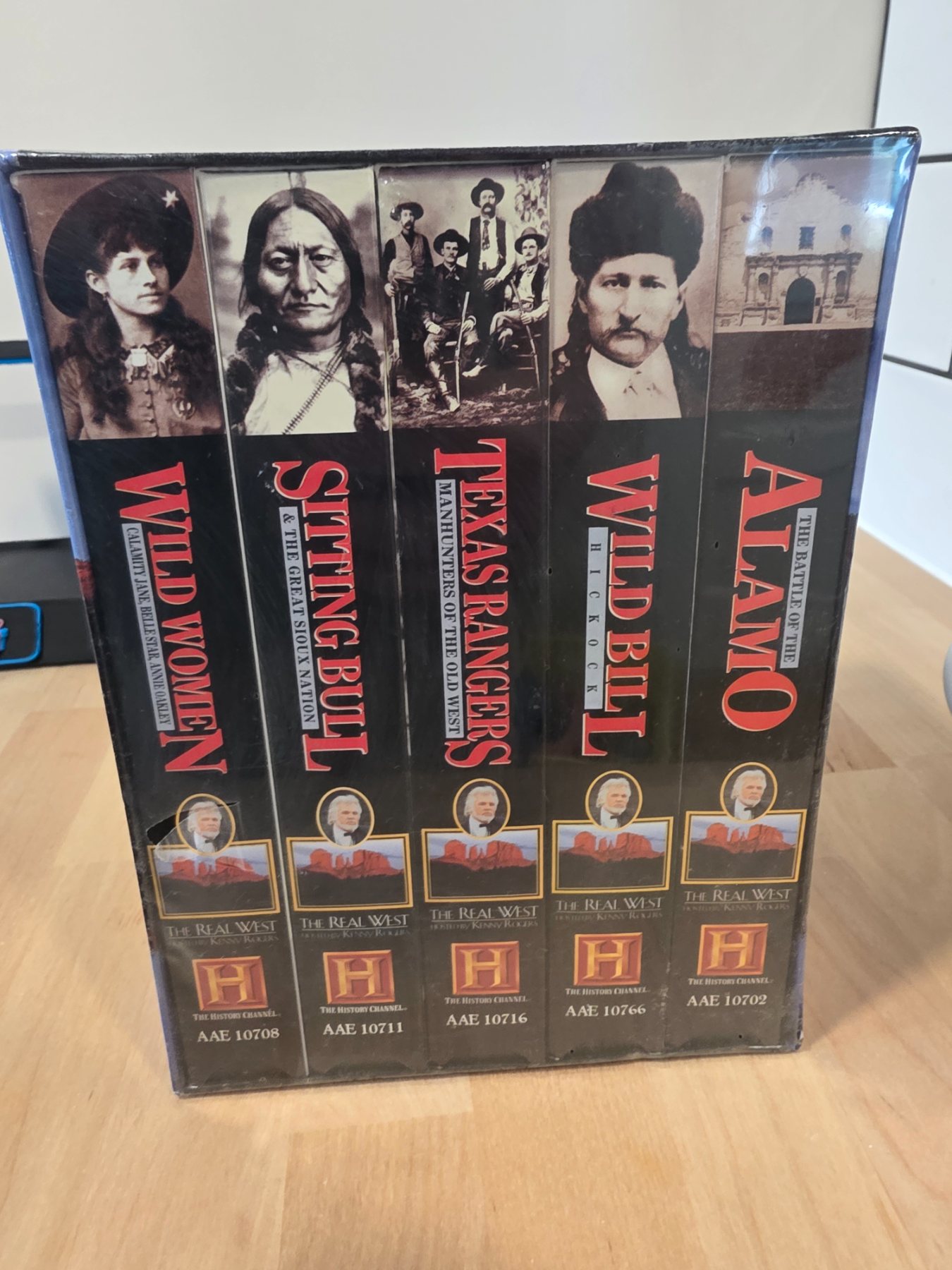 The Best of The Real West Kenny Rogers 5-Tape VHS Box Set History Channel