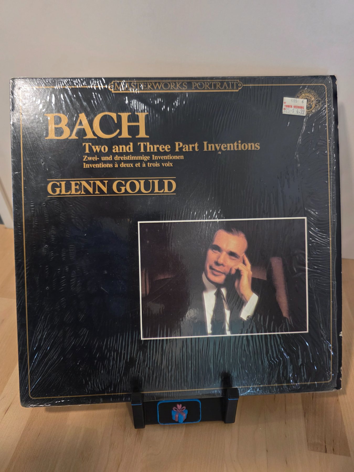 Glenn Gould Bach Two & Three Part Inventions 1983 CBS Masterworks LP MP 38768