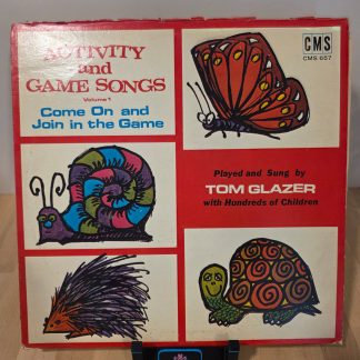 Vintage Tom Glazer Activity & Game Songs Vol 1 LP CMS 657