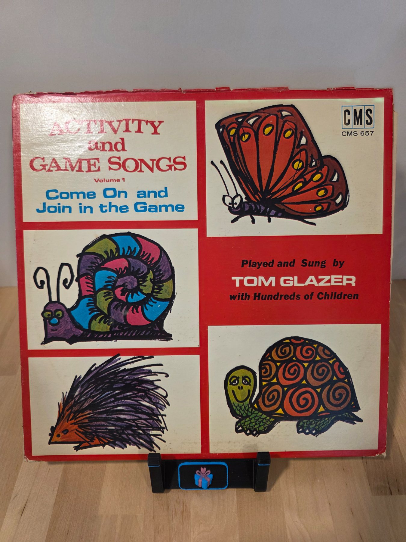 Vintage Tom Glazer Activity & Game Songs Vol 1 LP CMS 657
