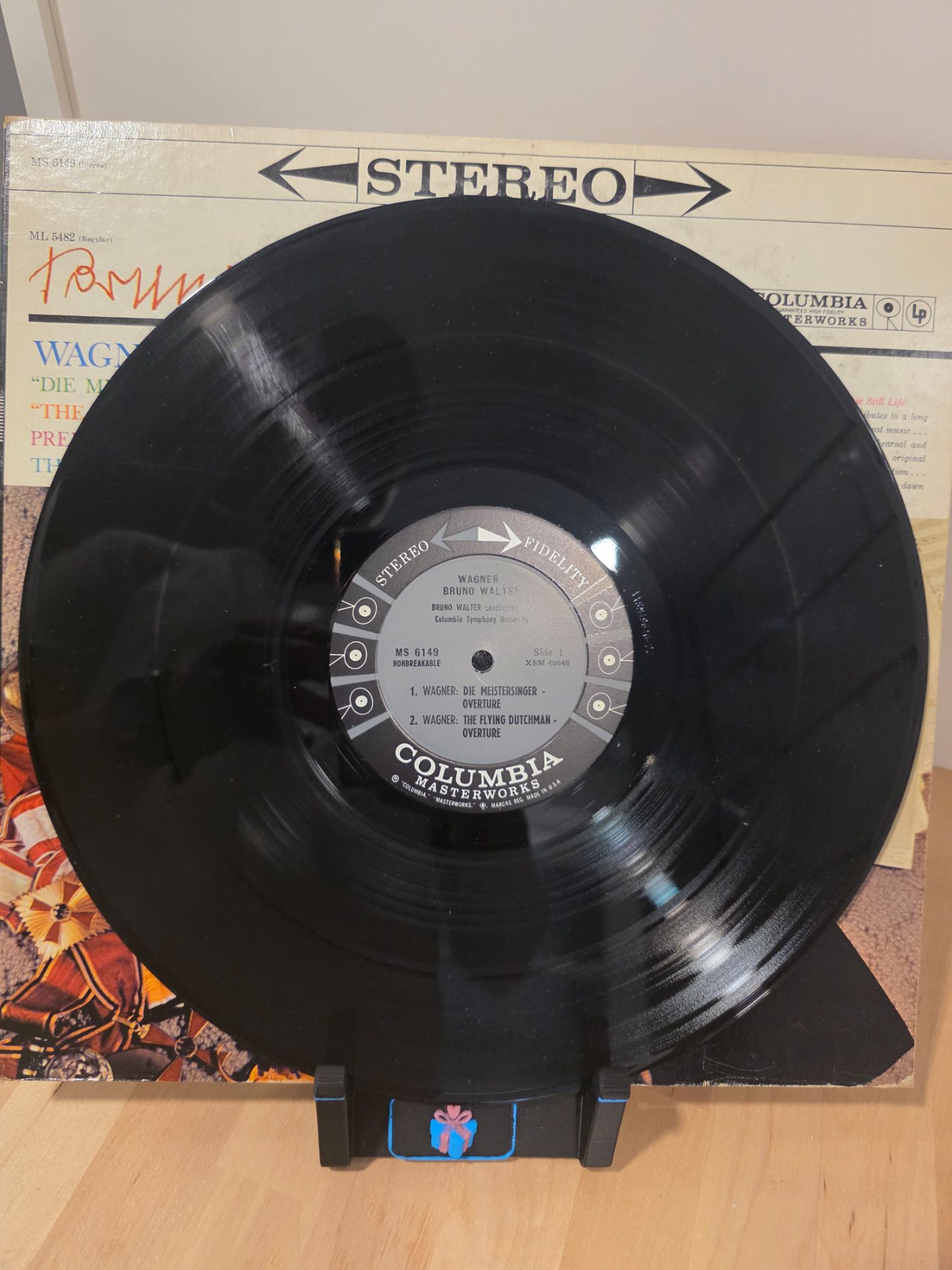 Wagner Bruno Walter Columbia Symphony Orchestra MS 6149 Stereo LP - Image 3