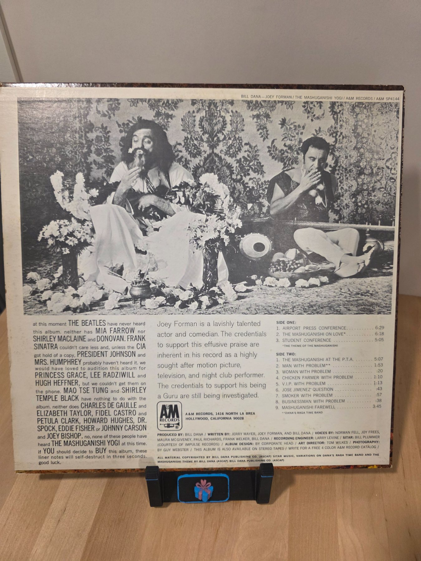 Bill Dana Joey Forman The Mashuganishi Yogi A&M SP 4144 Comedy LP - Image 2