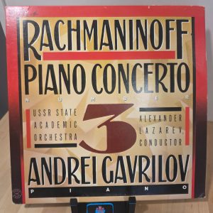 Rachmaninoff Piano Concerto No. 3 Andrei Gavrilov LP Columbia M 36685