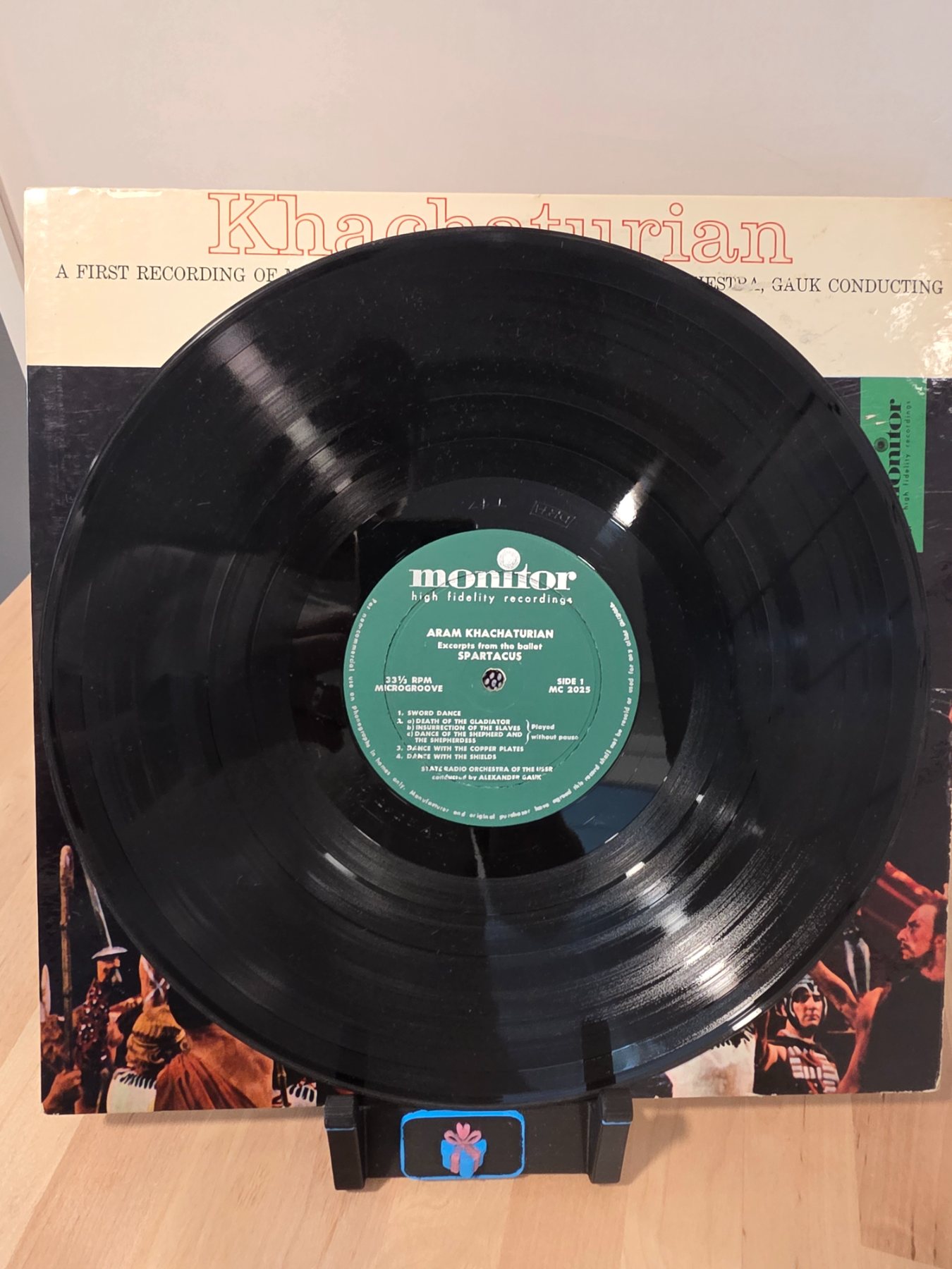Aram Khachaturian Spartacus LP Monitor MC 2025 State Radio Orchestra Gauk - Image 3