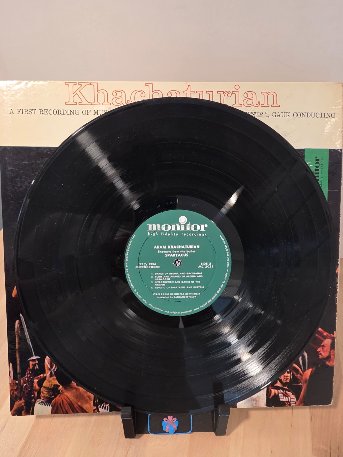 Aram Khachaturian Spartacus LP Monitor MC 2025 State Radio Orchestra Gauk - Image 4