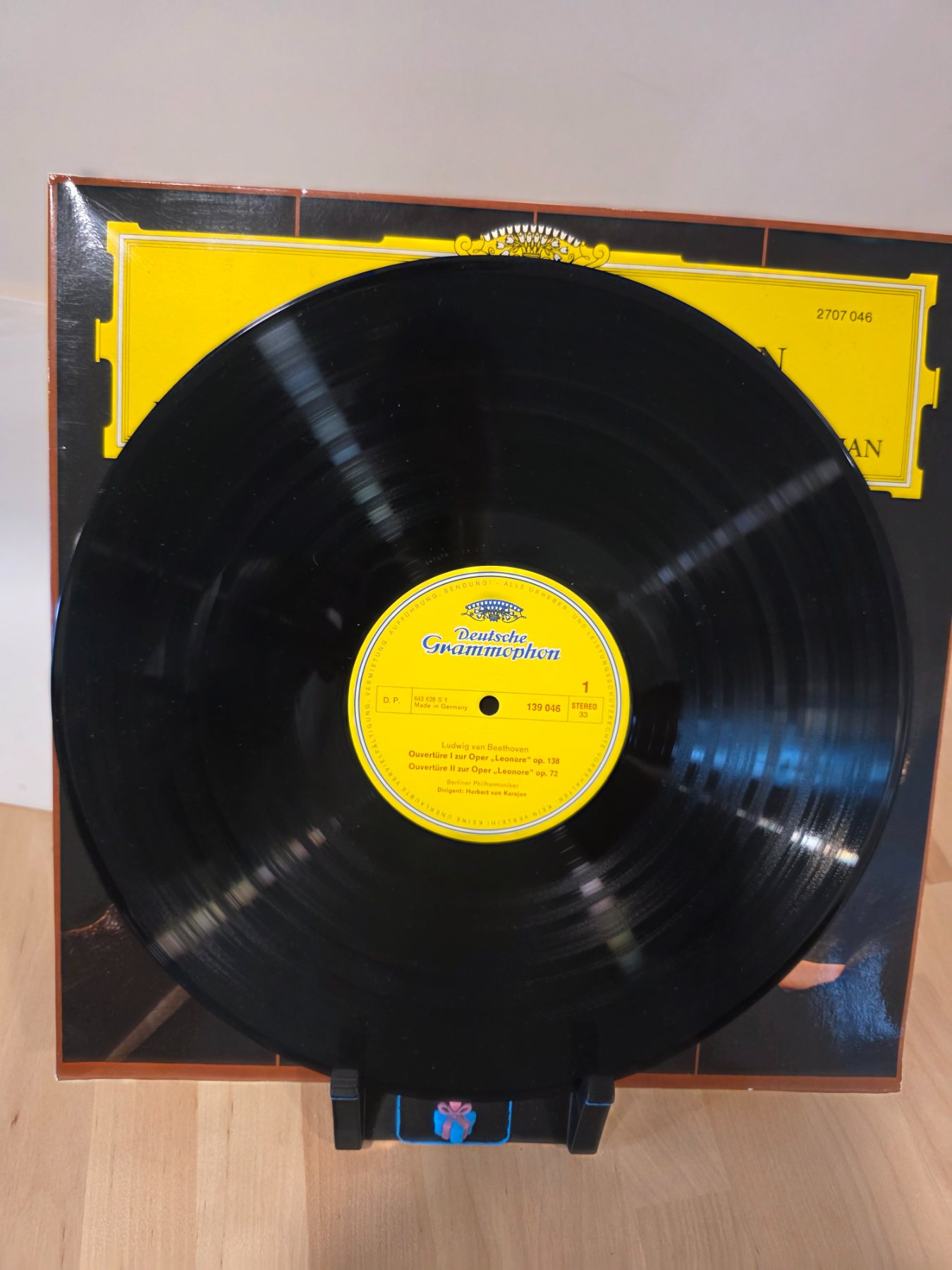 Beethoven Complete Overtures Karajan Berlin Philharmonic 2xLP DGG 2707 046 - Image 4