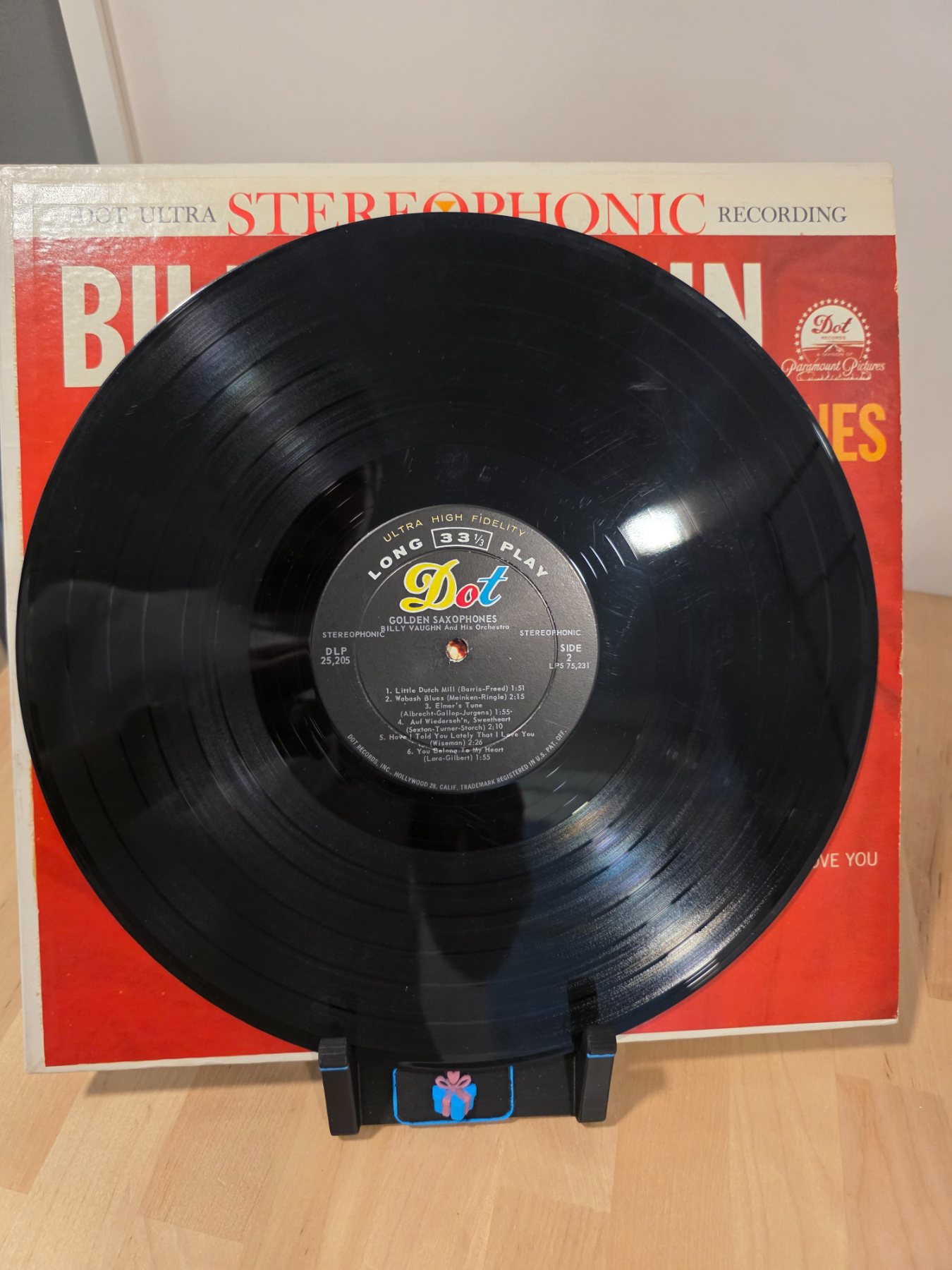 Billy Vaughn Golden Saxophones Vintage Stereo LP Dot DLP 25205 - Image 4