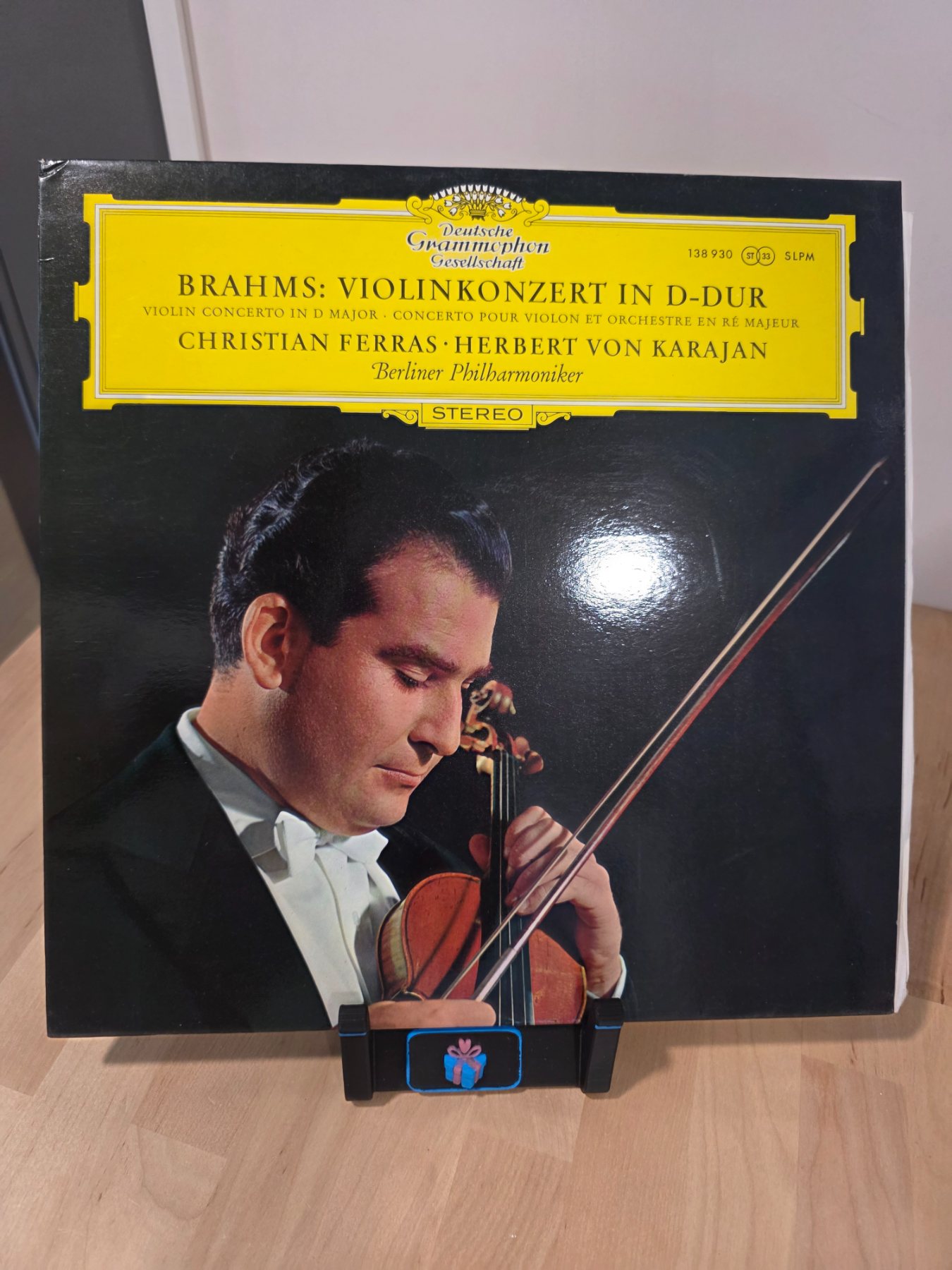 Brahms Violin Concerto D Major LP Ferras Karajan DGG 138 930 Stereo