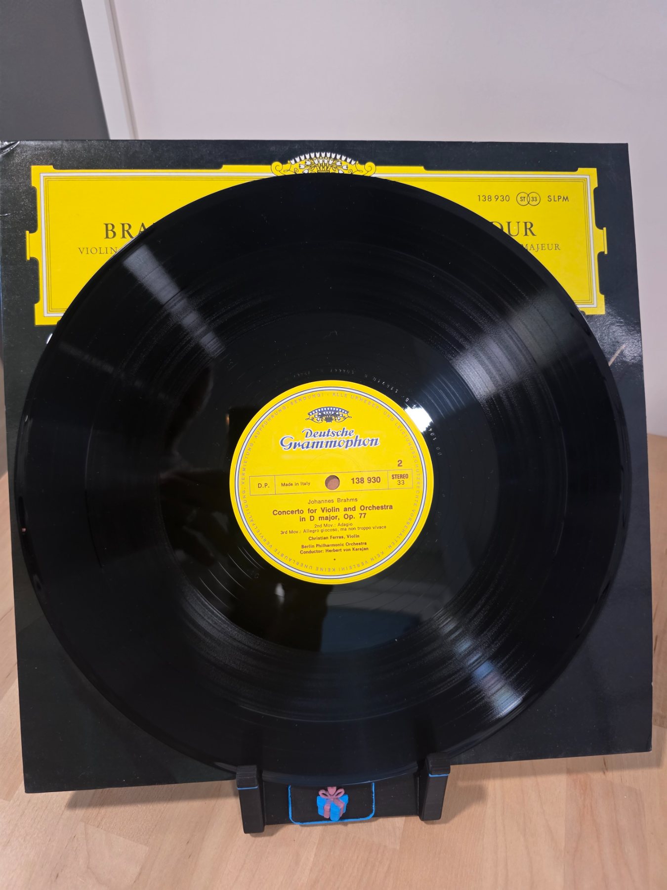 Brahms Violin Concerto D Major LP Ferras Karajan DGG 138 930 Stereo - Image 4