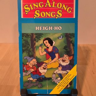 Disney Sing-Along Songs Heigh-Ho VHS 1987 Snow White