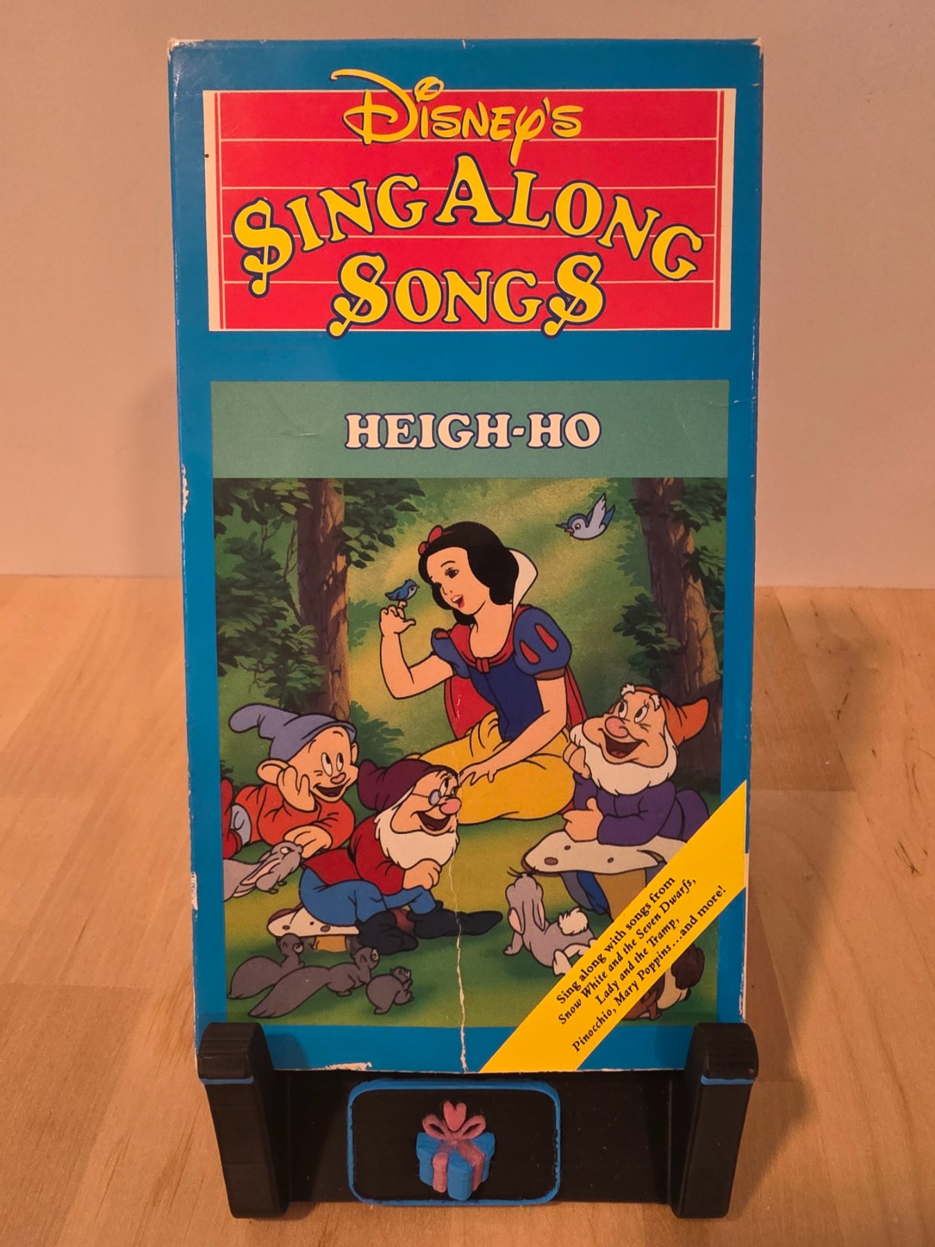 Disney Sing-Along Songs Heigh-Ho VHS 1987 Snow White