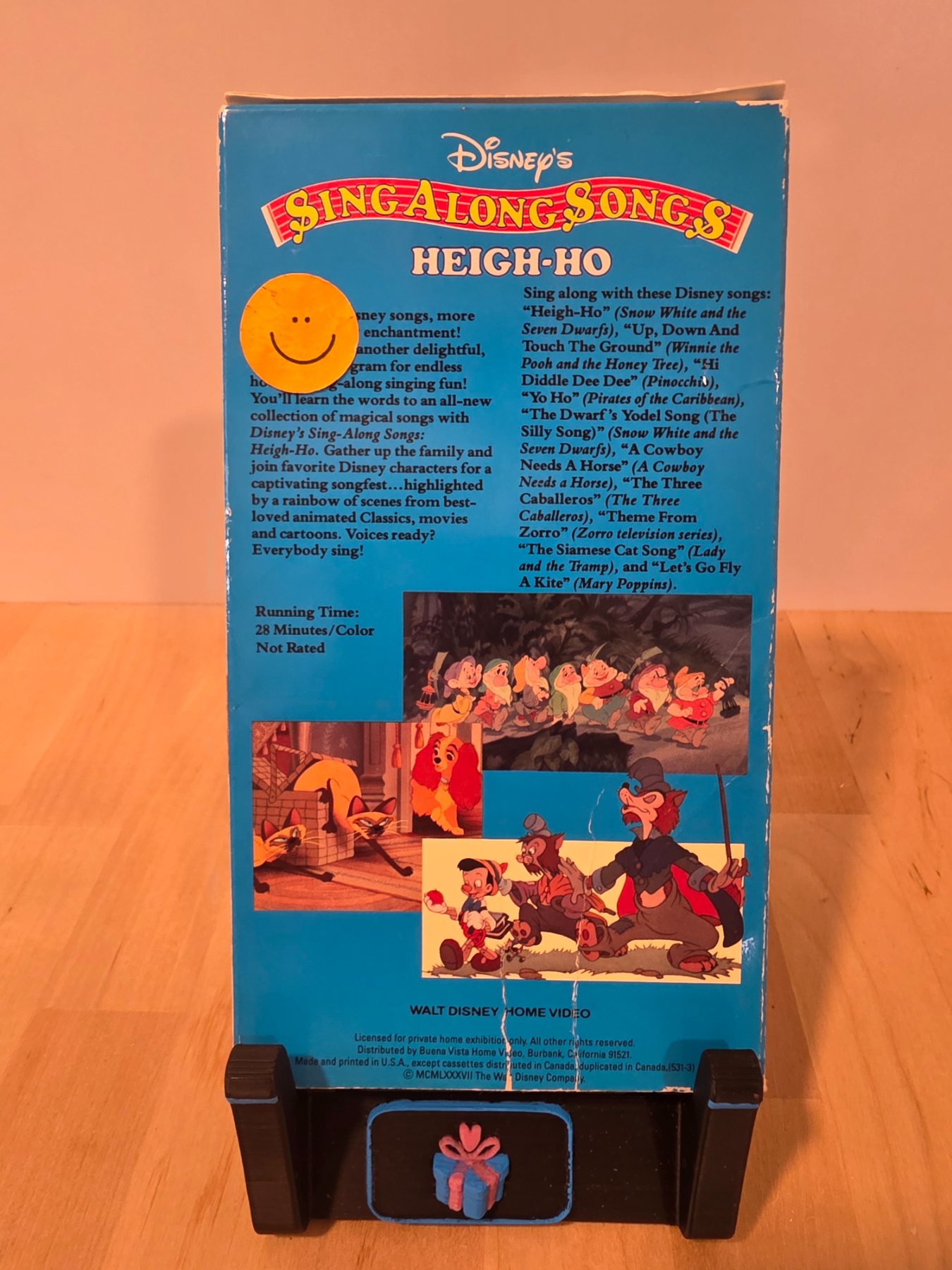 Disney Sing-Along Songs Heigh-Ho VHS 1987 Snow White - Image 2