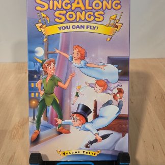 Disney Sing-Along Songs You Can Fly! Volume 3 VHS Peter Pan