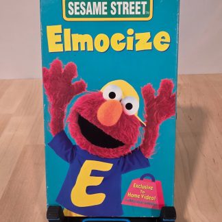 Sesame Street Elmocize VHS 1996 Elmo Cyndi Lauper Sony Wonder