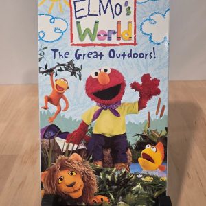 Sesame Street Elmo's World The Great Outdoors VHS 2003 Sony Wonder