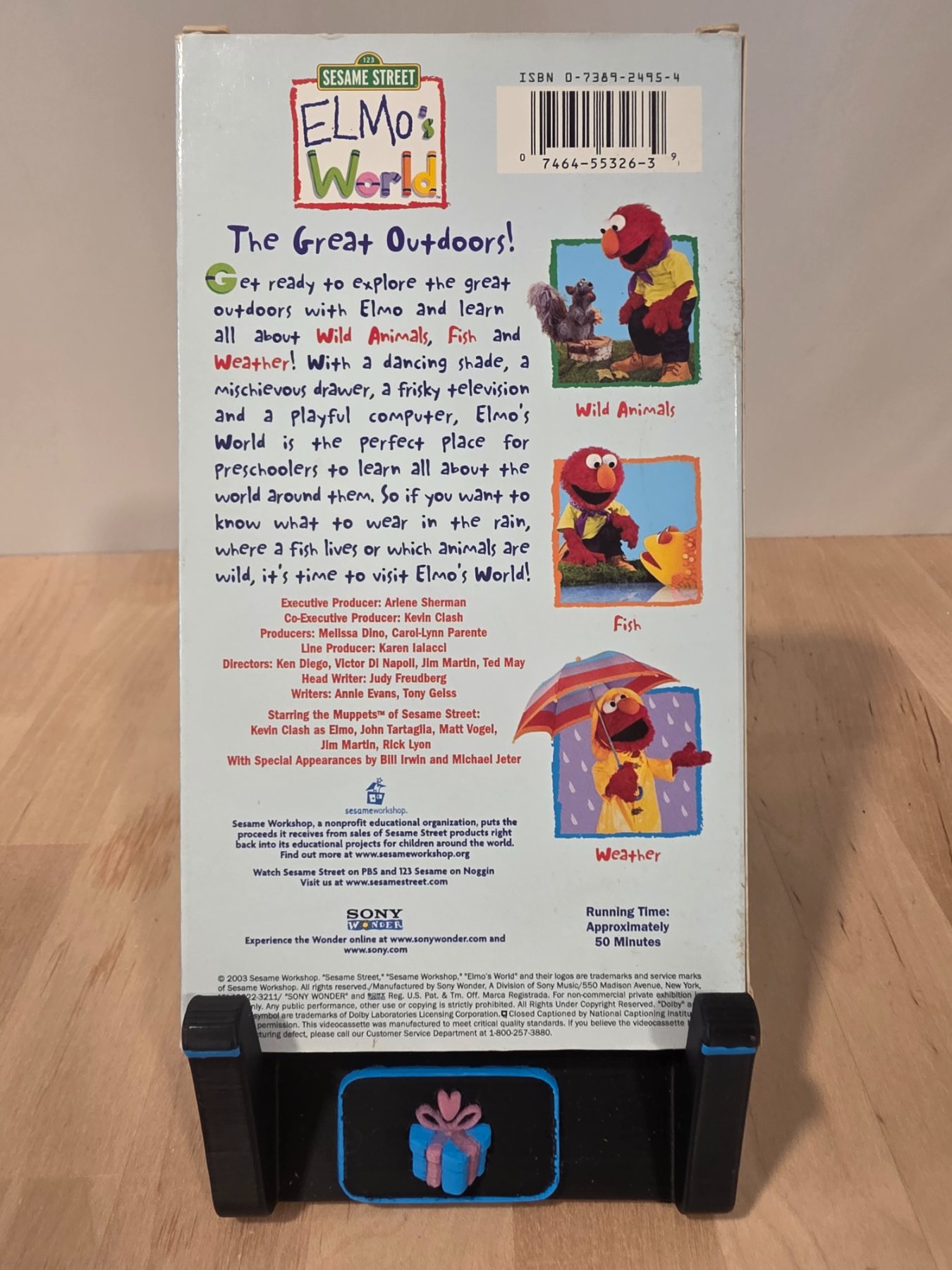 Sesame Street Elmo's World The Great Outdoors VHS 2003 Sony Wonder - Image 2