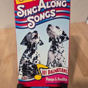 Disney Sing Along Songs 101 Dalmatians Pongo & Perdita VHS Tape
