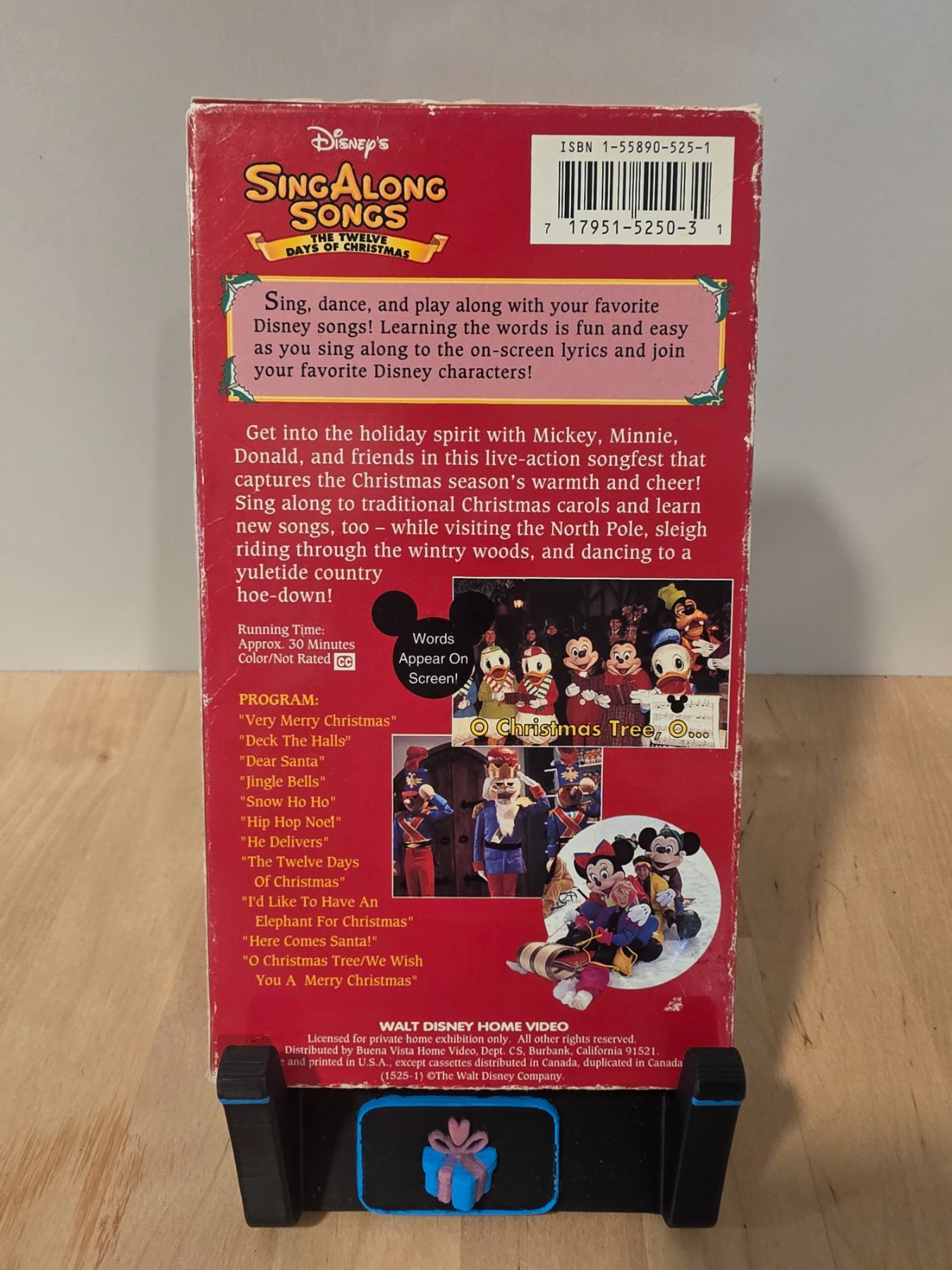 Disney Sing Along Songs The Twelve Days of Christmas Vol 12 VHS - Image 2