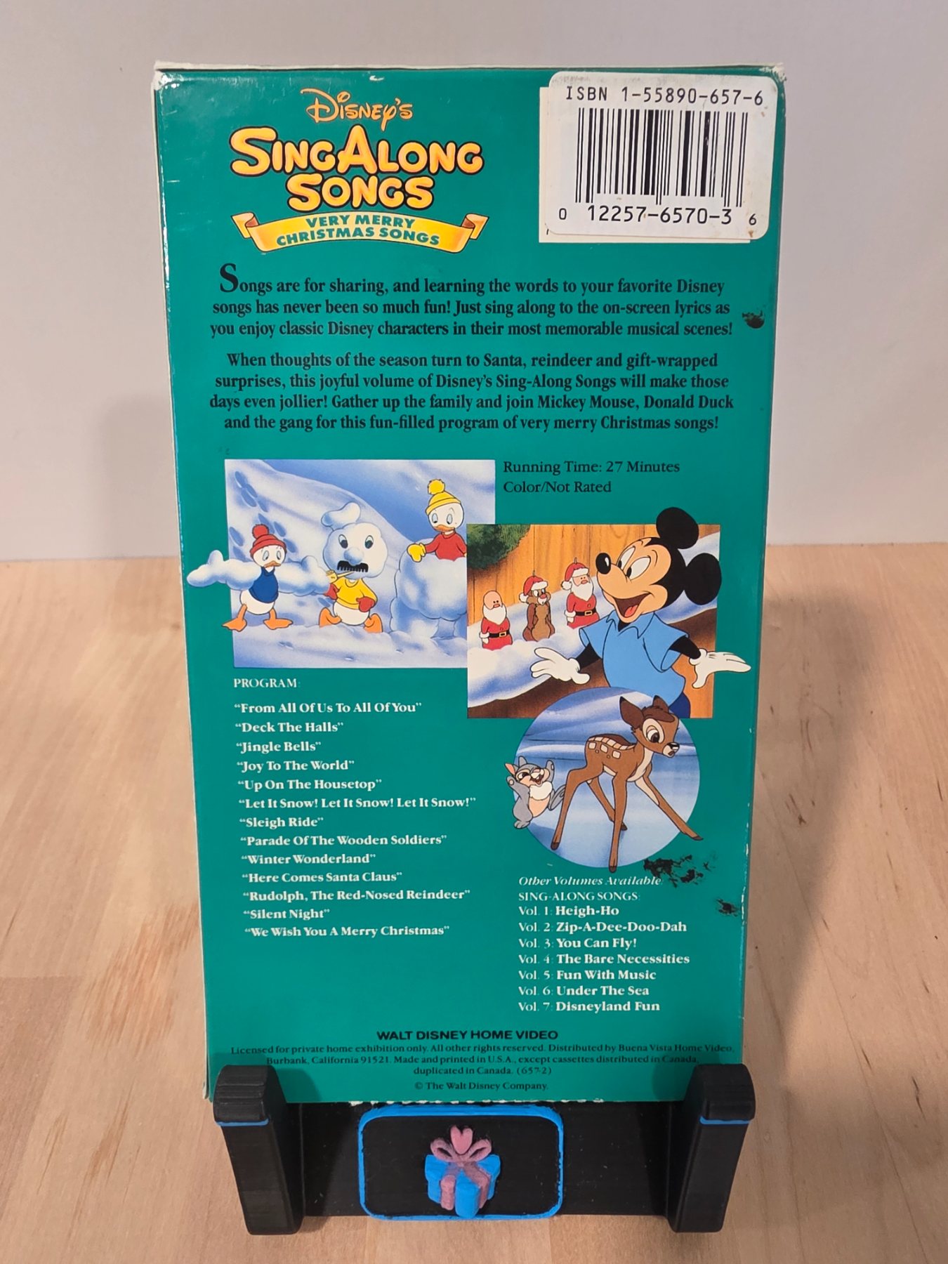 Disney Sing Along Songs Very Merry Christmas Songs Volume Eight VHS - Image 2