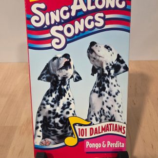 Disney Sing Along Songs 101 Dalmatians Pongo & Perdita VHS 1996
