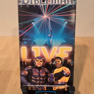 Bibleman Adventure Live VHS Case w/ Back to School Tape Christian Kids 2002