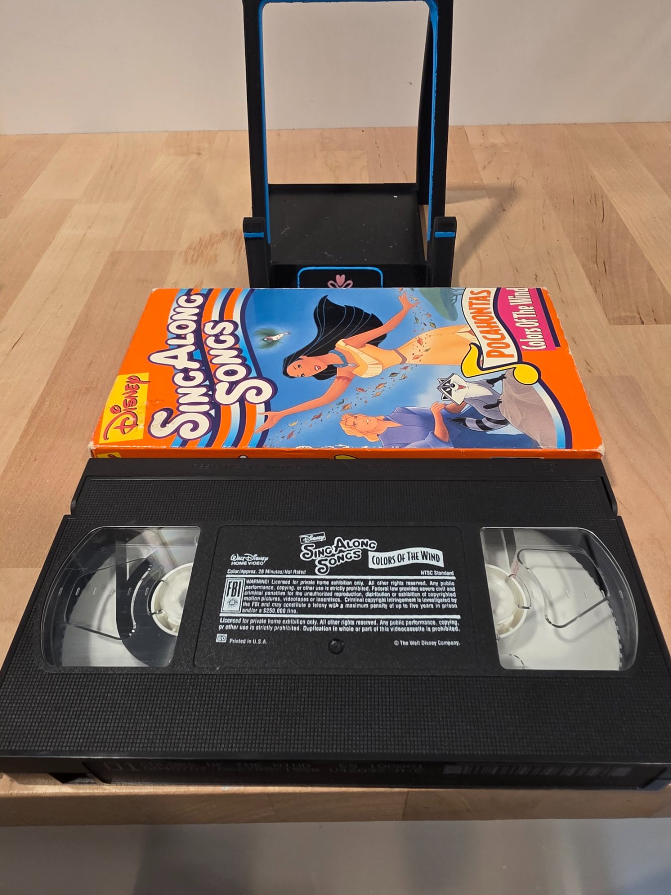 Disney Sing Along Songs Pocahontas Colors of the Wind VHS 1995 - Image 3