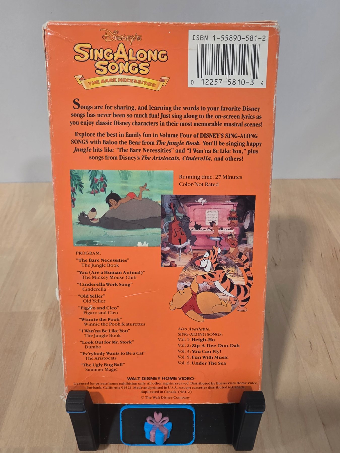 Vintage Disney Sing Along Songs Vol. 4 The Bare Necessities VHS - Image 2