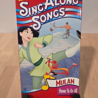 Disney Sing Along Songs Mulan Honor to Us All VHS 1998